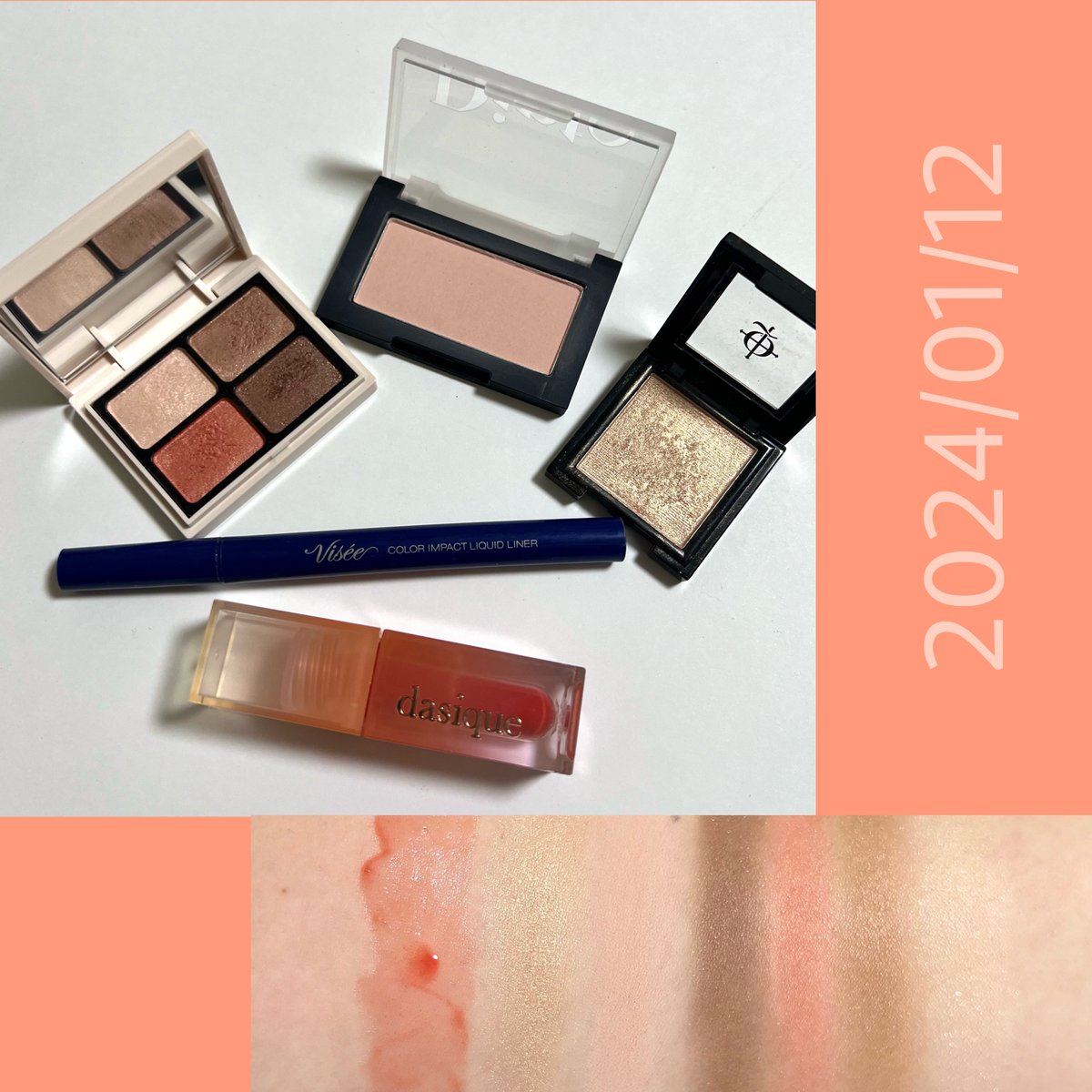 kina2019ko's tweet photo. #今日のメイク

Enamor / サンセットブラウン
Dinto / リトルオルコット
Illamasqua / OMG

エナモルのアイシャドウ、塗り重ねても割と感動するレベルで透明感出るので大好き https://t.co/RbPgkQPAcy