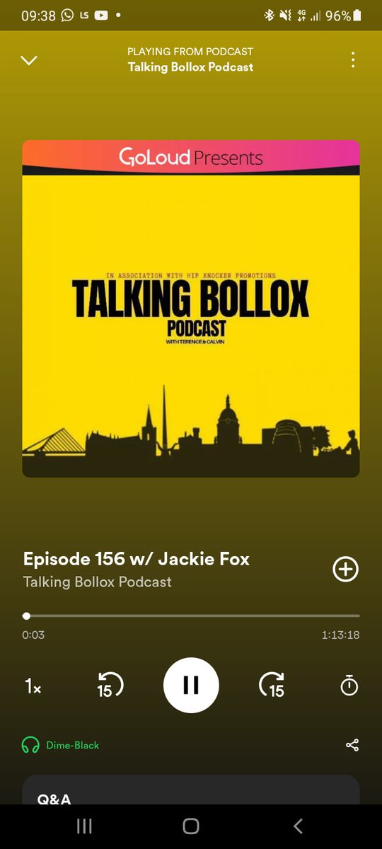 You can now listen to my interview with talking bollox podcast on Spotify