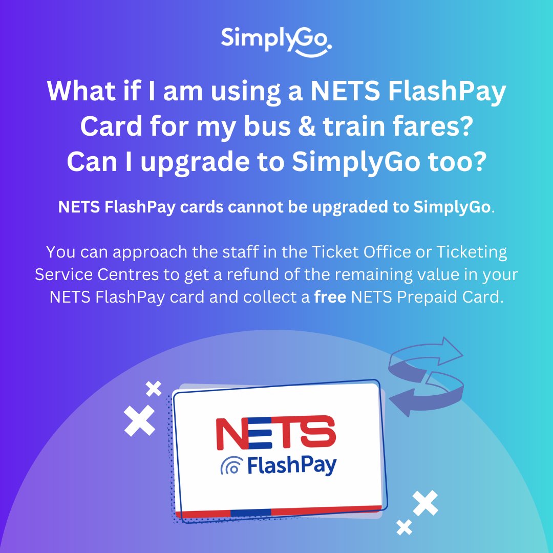 LTAsg's tweet photo. 🤔 Wondering if you need to upgrade your card to #SimplyGo? Read on to find out!
#DoYouKnow that you can just upgrade your existing EZ-Link adult card (if it has no SimplyGo logo) and there’s no need to obtain a new one? #NowYouKnow https://t.co/MauwdJjIPq