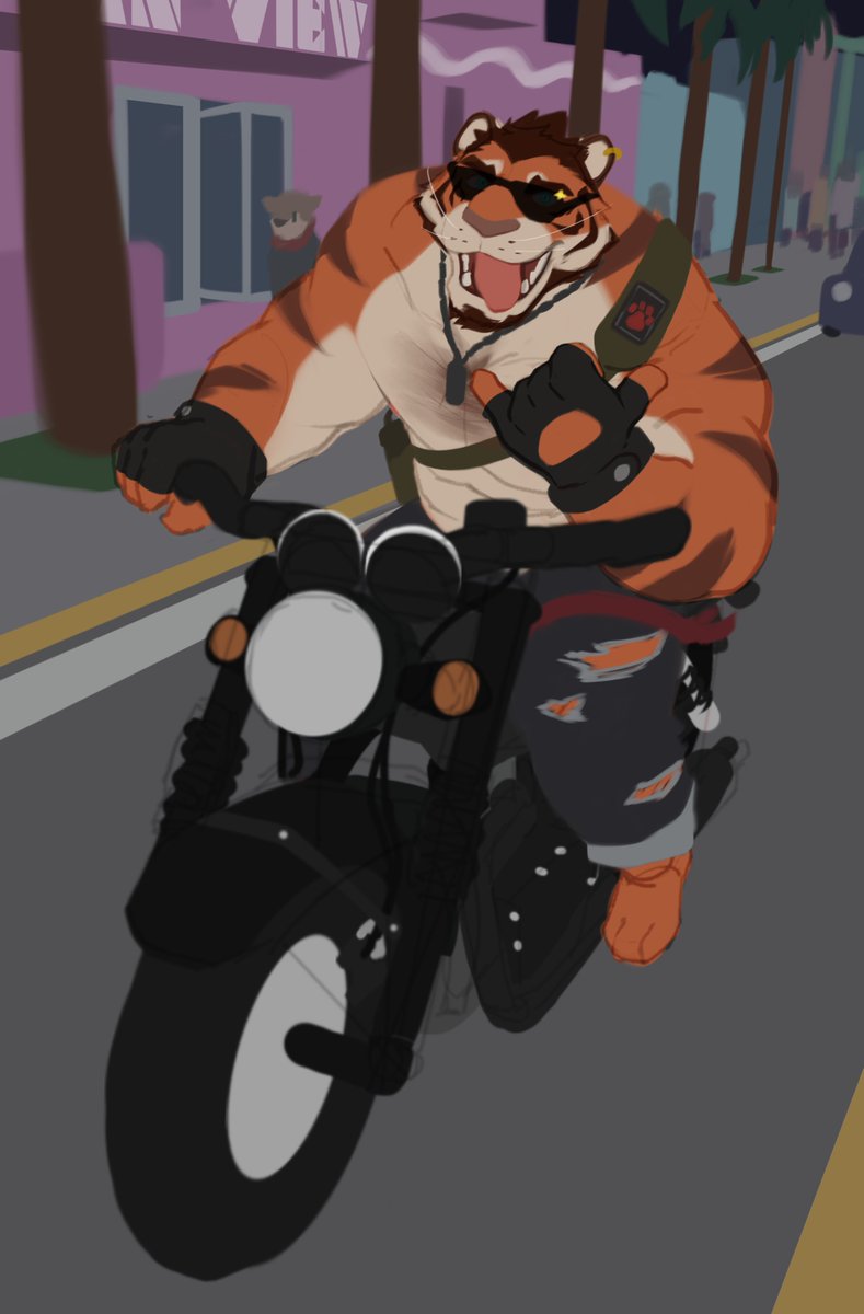 Happy Biker