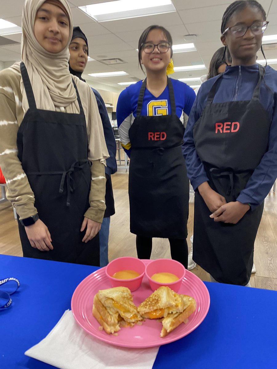 School may be online today <a href="/D63Gemini/">Gemini School</a>, but yesterday I got to be a judge in the 8th grade FACS grilled cheese competition. What a yummy treat!