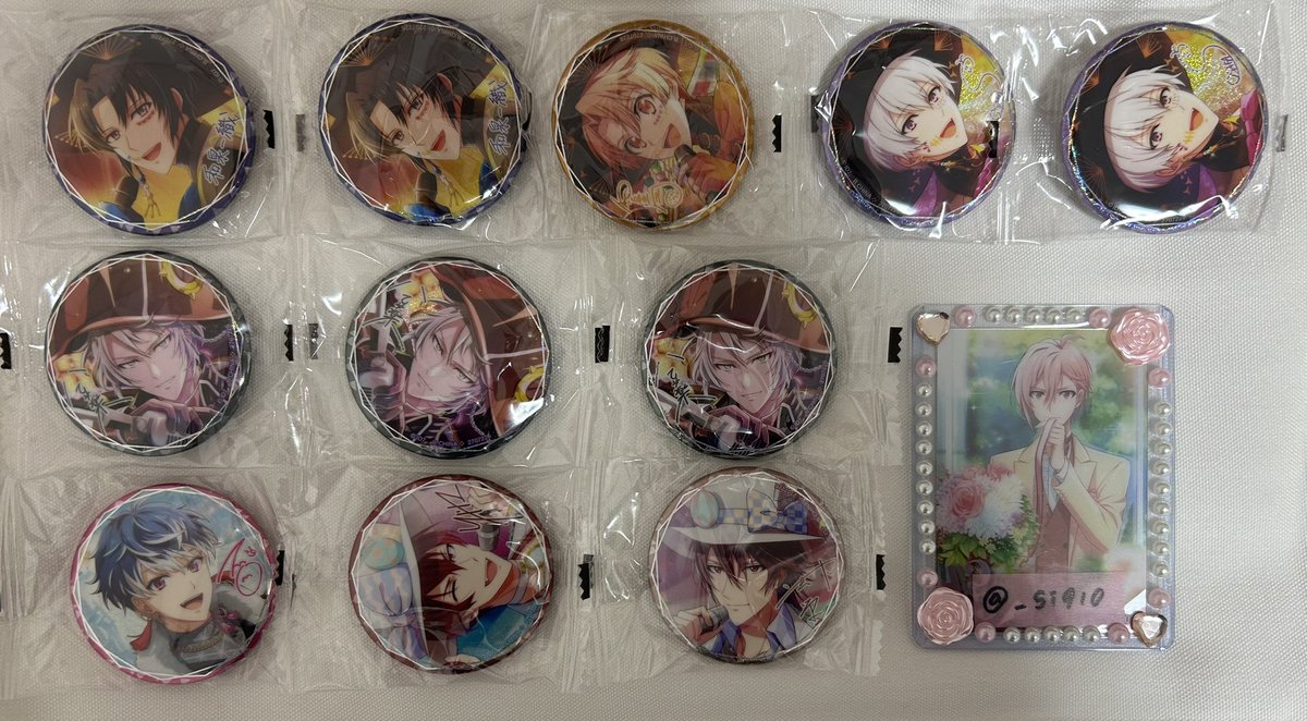 _si910's tweet photo. 【交換･譲渡】アイドリッシュセブン  アイナナ  カプセル缶バッジコレクション　カプ缶

譲)一織、三月、壮五、楽、百、トウマ、虎於

求)天>定価+送料

郵送希望

検索からでもお気軽にお声掛けください。 https://t.co/JjTEVMVm2z