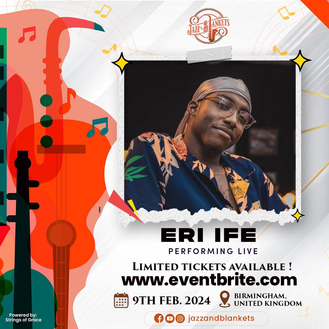 Kingsley_udofa's tweet photo. Get ready to be thrilled with a live performance by the amazing @eriifemusic live at JAZZ & BLANKETS
Tickets selling fast, get yours via the link https://t.co/a2Kia1jZus
#jazzandblankets #jazz #music #birmingham #birminghamuk #uk #valentine #show #kingsleyudofa #stringsofgrace https://t.co/V6Dkw0NM7E