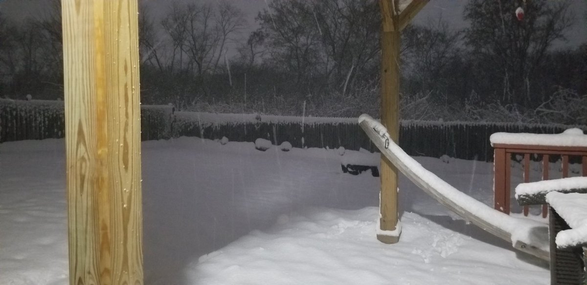Ryanilbasso's tweet image. Ahh yes. A lovely morning.

Just the beginning of a winter bomb cyclone today. ❄🌬🥶

Good times.
@NWSChicago 
Near #Fermilab