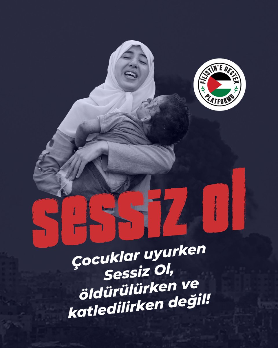 DiyanetVakfi's tweet photo. Çocuklar uyurken #SessizOl, öldürülürken ve katledilirken değil! https://t.co/5CoAjekvIe