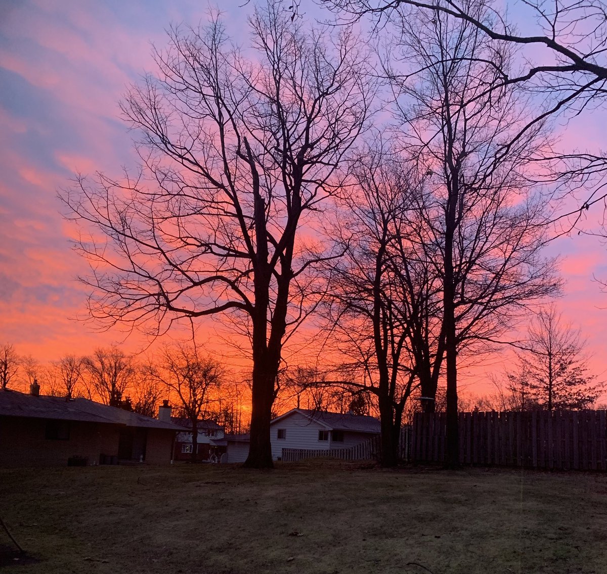Feel bad for anyone who slept through this morning's sunrise. Absolutely breathtaking. #sunrise #CLE