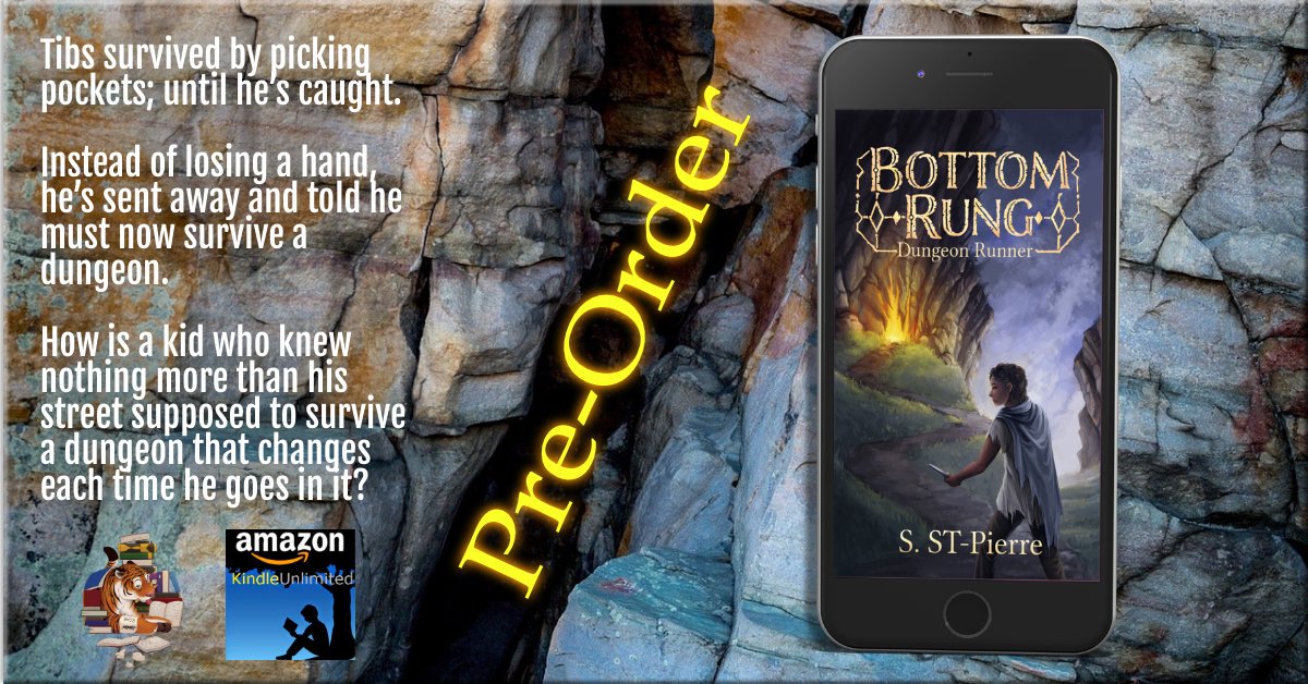 TheTigerWrites's tweet photo. #writingcommunity #amreading #dungeoncore #fantasy 

Tibs's Adventures begin here. Taken from the street for picking a pocket, He's sent to run a dungeon, instead of the usual punishment.

Preorder! https://t.co/Xj7YaUYYwo

Want the book early? Go here: https://t.co/lC3ZOF6Kp6 https://t.co/BNj0zvG8o2