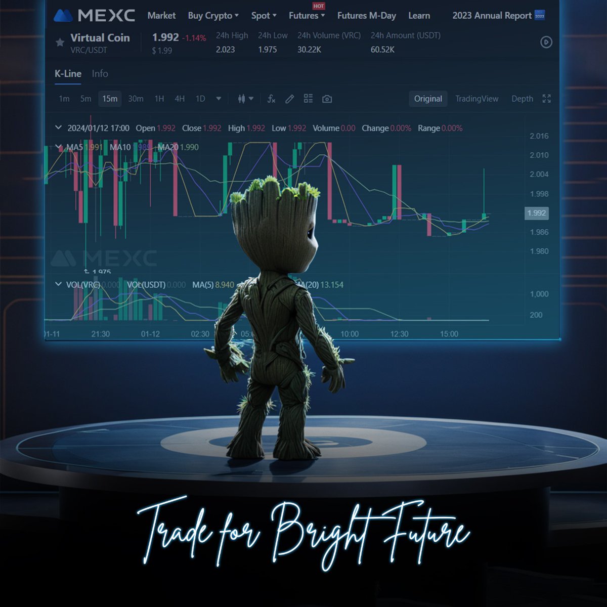 Blocklabtech's tweet photo. #VRC Coin Trading is LIVE now on MAXC Global! Let's trade and thrive together!
MAXC 👉: https://t.co/wFSmEqUO6n
#VRCNowLive #MAXCTrading #VRC #VRCCoin #vrcworld #blockchain #MEXCGlobal #Vzoneworld #VRCListing #vzonesolutions #mexcgloballisting https://t.co/QW25z4KtCw