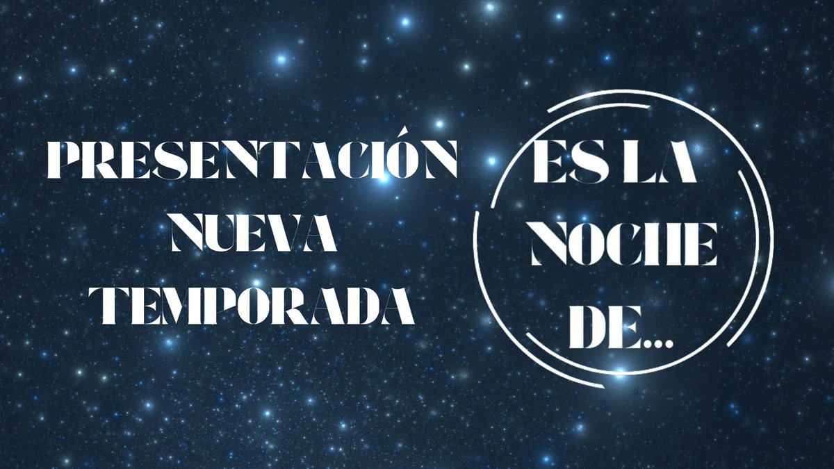 EsLaNocheDe's tweet photo. Holaaa...¡Estamos de vuelta! Os contamos todo sobre la cuarta temporada de @EsLaNocheDe 👇
https://t.co/lLGD2ooTfW https://t.co/TcjR11bfny