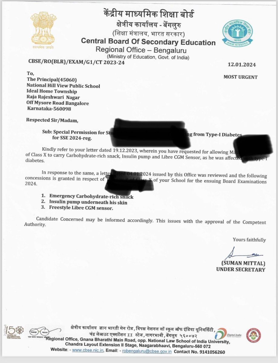 <a href="/drlokesh2004/">childhormonedoc</a> <a href="/MoHFW_INDIA/">Ministry of Health</a> <a href="/OfficeOf_MM/">Office of Dr Mansukh Mandaviya</a> <a href="/PMOIndia/">PMO India</a> The #t1d community is grateful to <a href="/NCPCR_/">NCPCR</a> <a href="/KanoongoPriyank/">प्रियंक कानूनगो Priyank Kanoongo</a> sir for helping us with this ! 
The child got his due !!
The matter is resolved