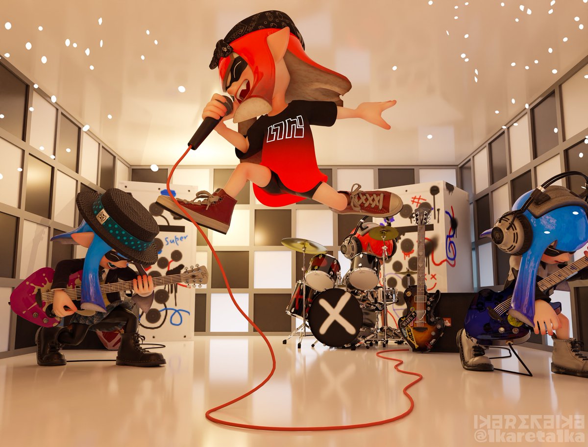 1kareta1ka's tweet photo. スーパーボード！🛹✨

#Splatoon #Blender3d https://t.co/D0ntHpUeFn