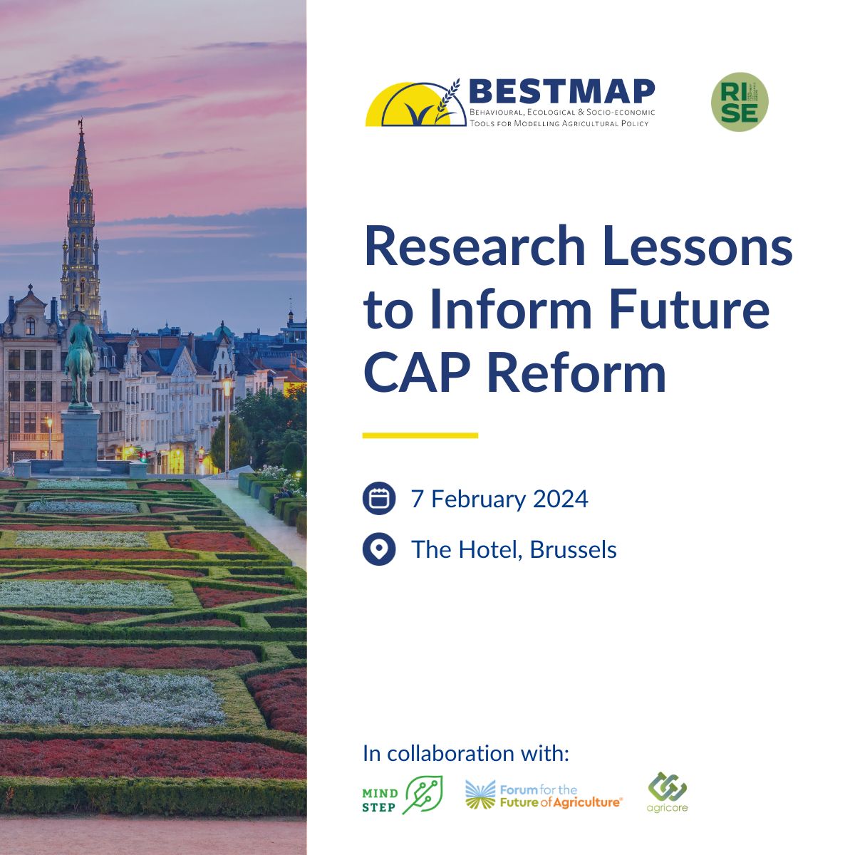 🎉Registration for BESTMAP's Final Event 'Research Lessons to Inform Future CAP Reform' is now officially open‼️ 🔎Find out more: bestmap.eu/announcement 🔗Secure your spot for the event: bit.ly/47CmUTQ