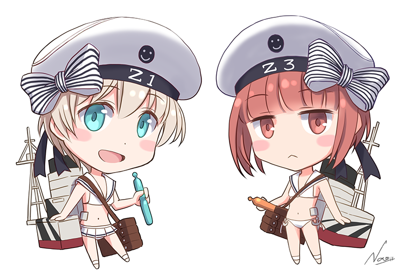 艦これ「#みんなでデフォルメ絵をあげて幸せな気分になろう #艦これ」|ナオ@4/23西海ノ暁60呉のイラスト