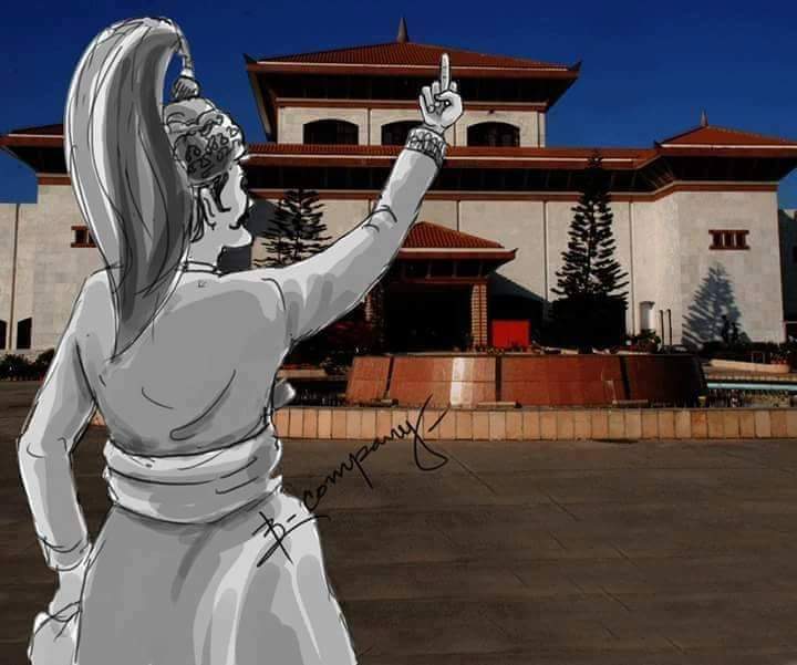 reyazzmadzdzone's tweet image. Cartoon by @brnpklr