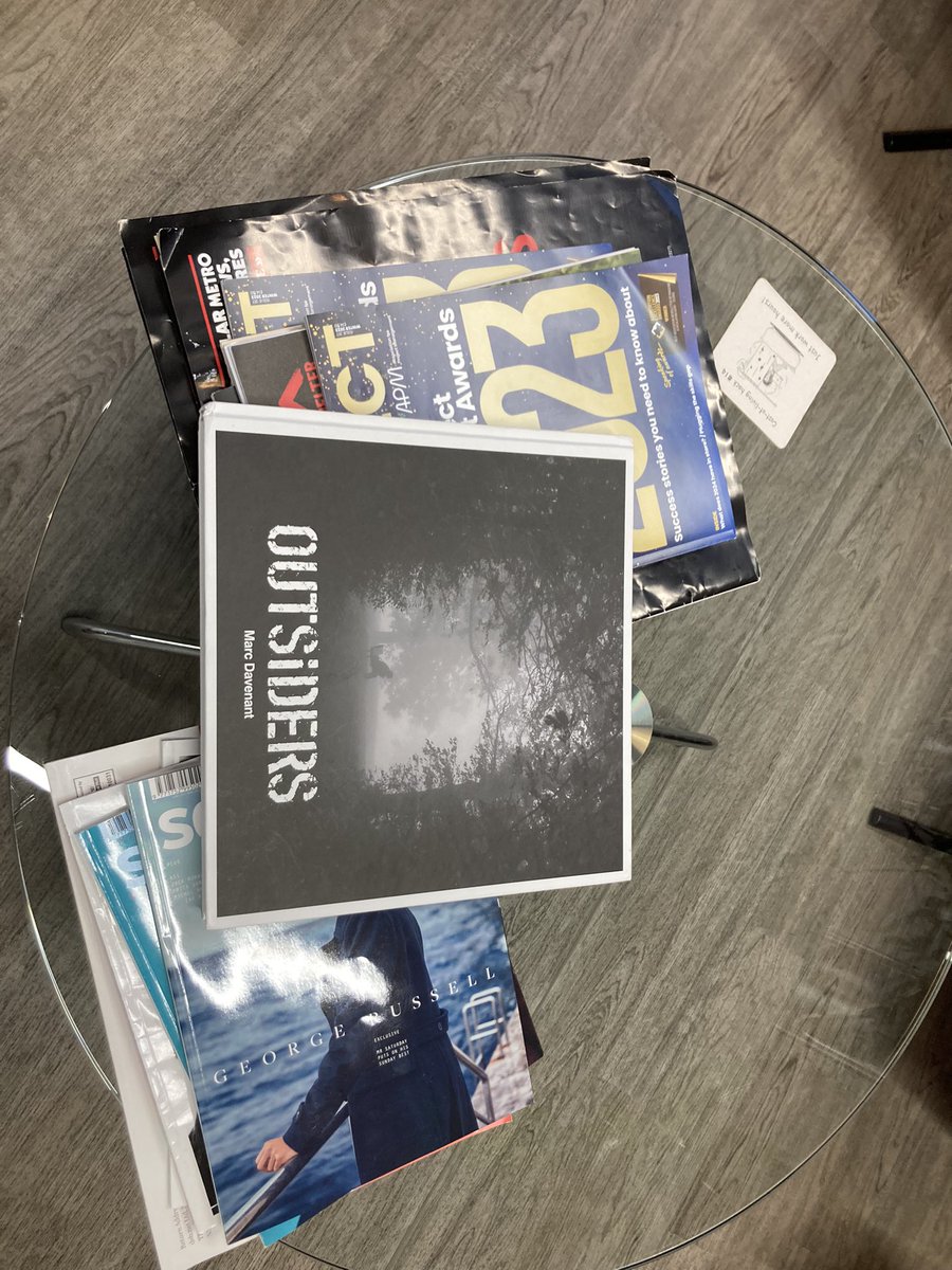 magnetoJJ's tweet image. Shooting with @Shelter today and the first thing I see in reception is this book by @MarcDavenant Nice work.