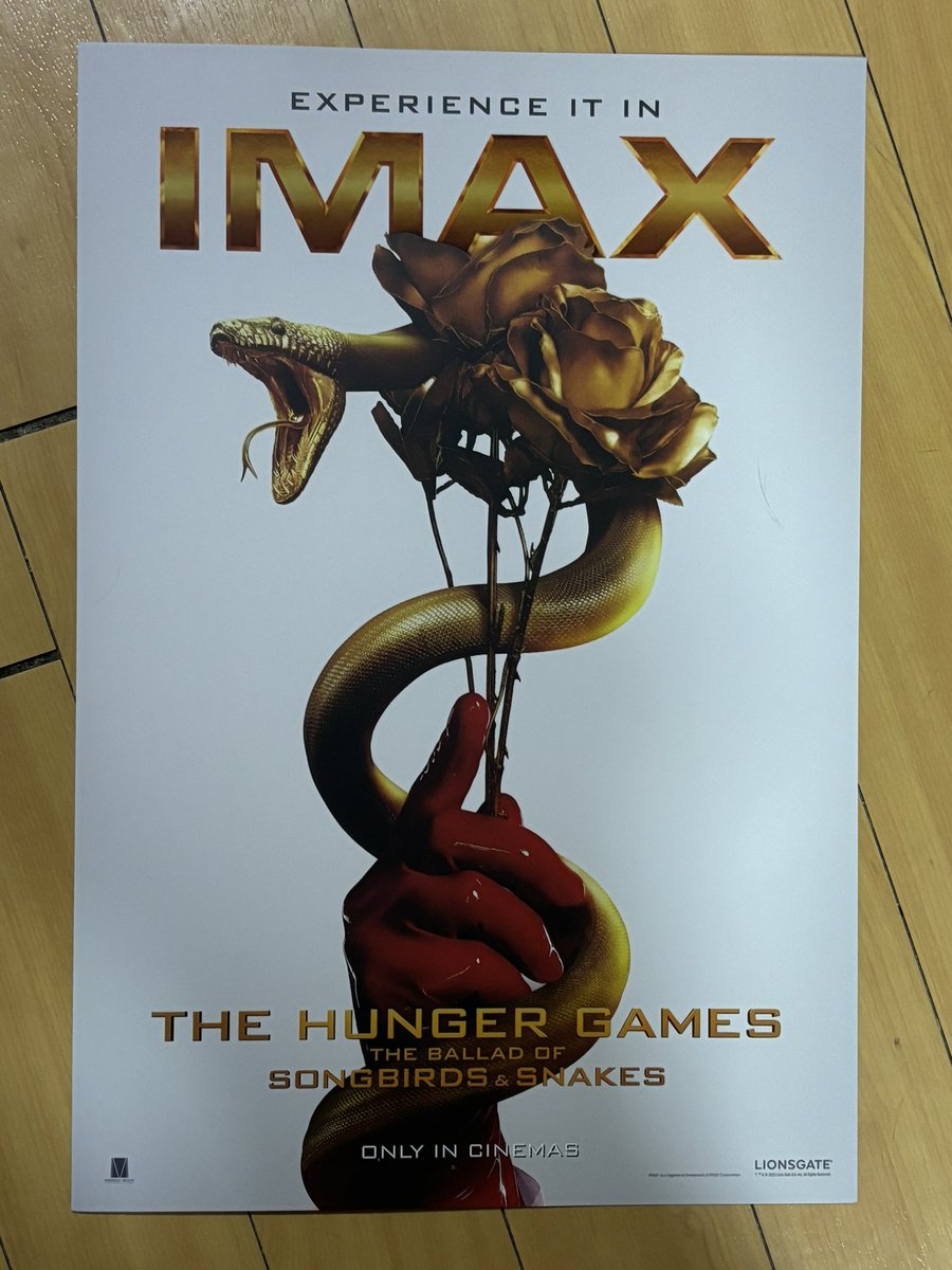 cinememorial_'s tweet photo. The Hunger Games: The ballad of songbirds and snakes 

โปสเตอร์ 90 ฿
บัตรแข็ง 50 ฿

รับทั้งชุด 120 ฿ https://t.co/2ej5OacUaH