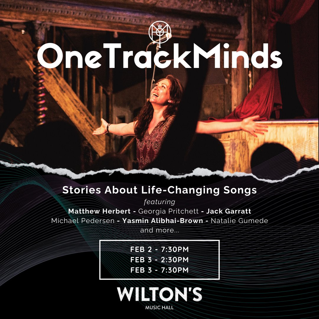 WiltonMusicHall's tweet photo. 📢 LINE-UP ANNOUNCEMENT 📢
The brilliant @One_TrackMinds will be with us for 3 performances in February and they've got some fantastic guests for you!
Scroll through the thread or check out our website: https://t.co/SbUtFbjjWa https://t.co/A8mdT9yUhq