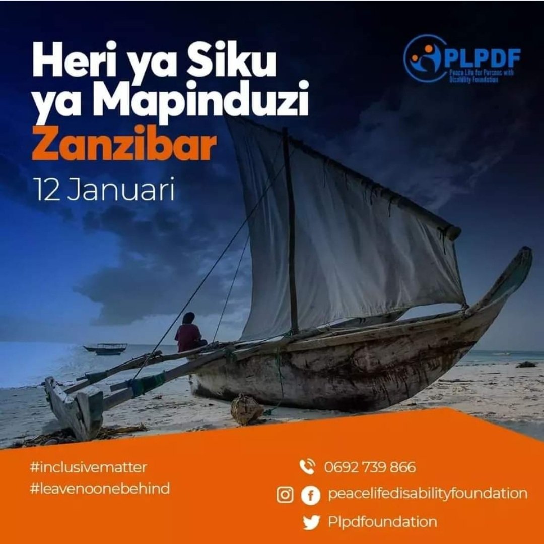 Mapinduzi day.🇹🇿
<a href="/PLPDFoundantion/">Peace Life for Persons with Disability Foundation</a> 
#leavenoonebehind 
#inclusivematters