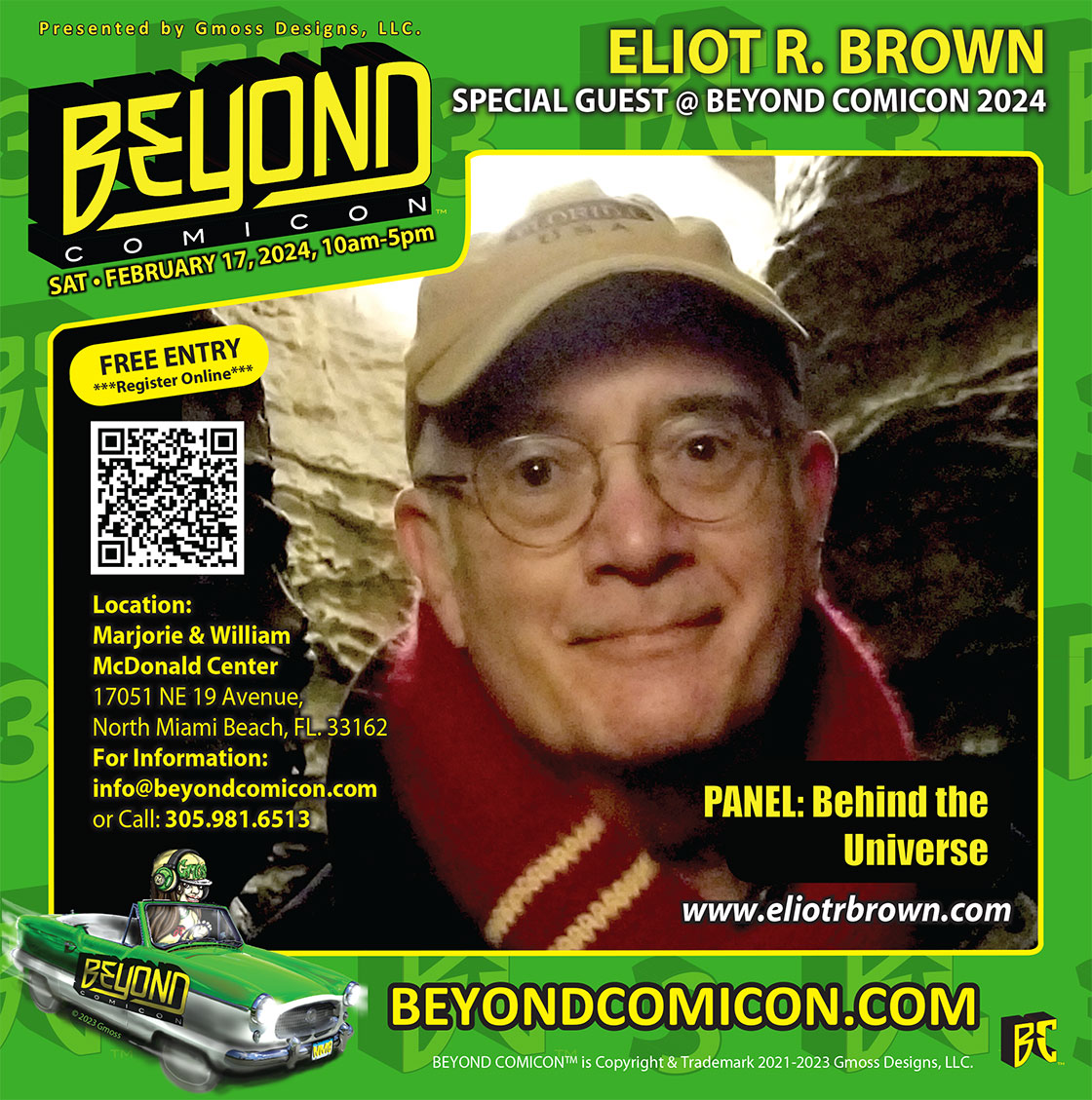 BeyondComicon's tweet image. Eliot R. Brown will share a panel! For Marvel Comic’s ground-breaking and encyclopedic Official Handbook to the Marvel Universe, Eliot R. Brown was tasked with illustrating and explaining Spider-Man’s web shooter among other items. #beyondcomicon #eliotrbrown #comics #free #EVENT