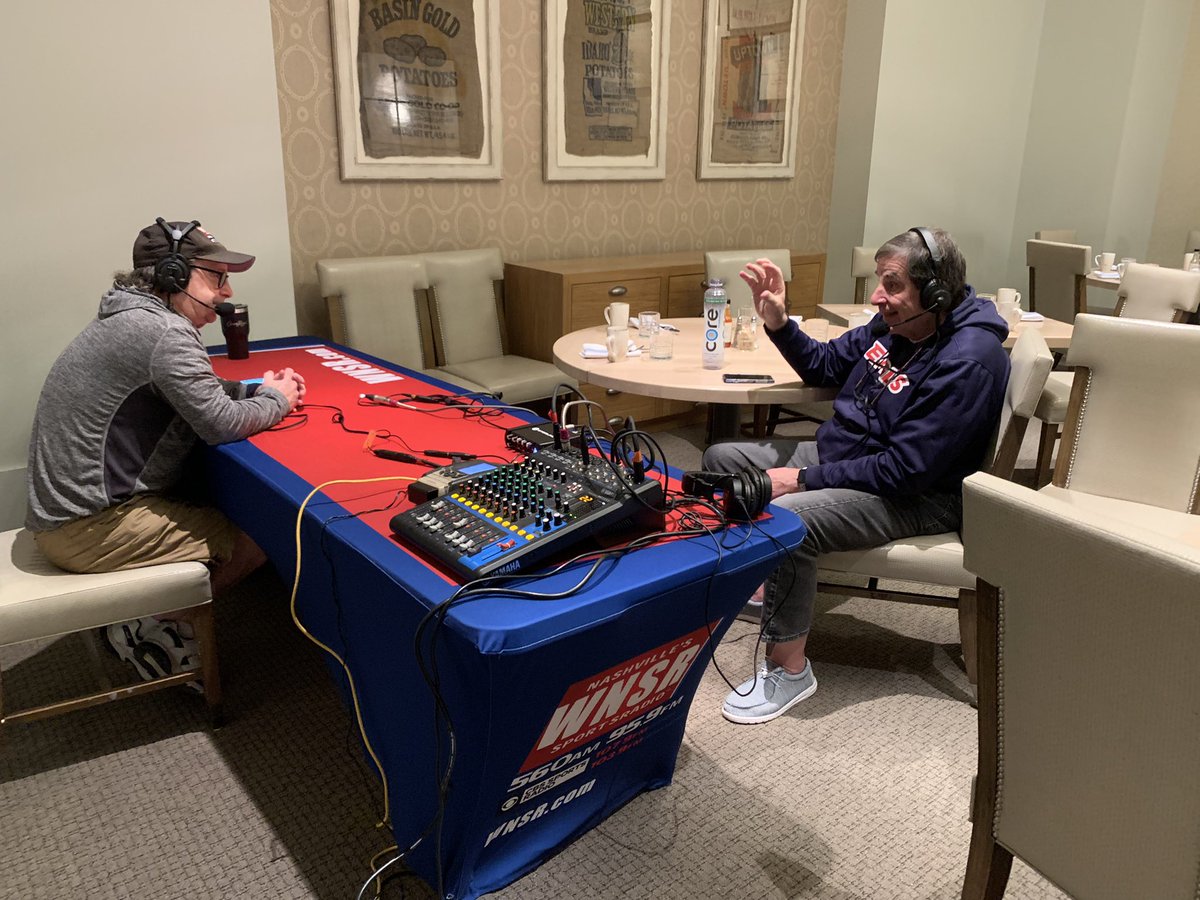 NashSportsRadio's tweet photo. Broadcasting 📻 Live 🎙️from @OmniNashville
The @BillisKing Show, 6am-9am
Inside #KitchenNotes https://t.co/637r9bxcFm