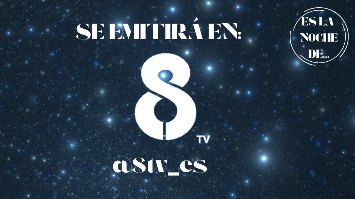 EsLaNocheDe's tweet photo. El programa se podrá seguir en @8tv_es y también en las redes sociales de la productora @SiriContent como en las del programa 👇
https://t.co/lLGD2ooTfW https://t.co/NtchgmXI74