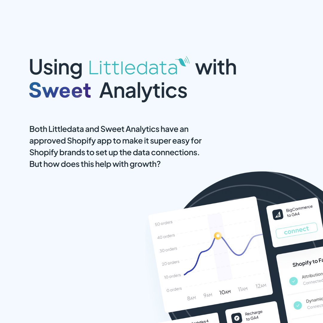 🌟 Partnership Alert! 🌟

We're excited to announce our partnership with <a href="/littledatauk/">Littledata</a>, a leading force in analytics and data solutions! 

Ready to make your data work smarter with Littledata and Sweet Analytics?
👉: hubs.li/Q02gdzKZ0

#ecommerce #partnerships