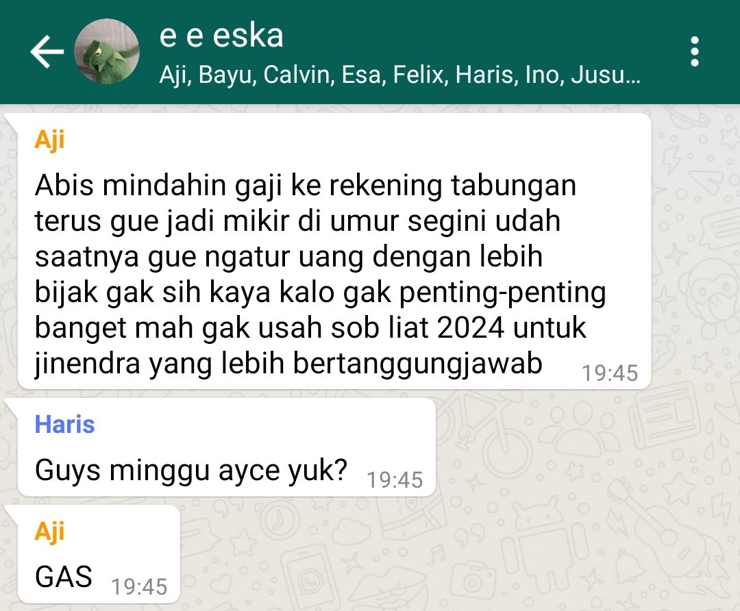 eskalokal's tweet photo. Yang penting niatnya. https://t.co/ops6DY9W2p