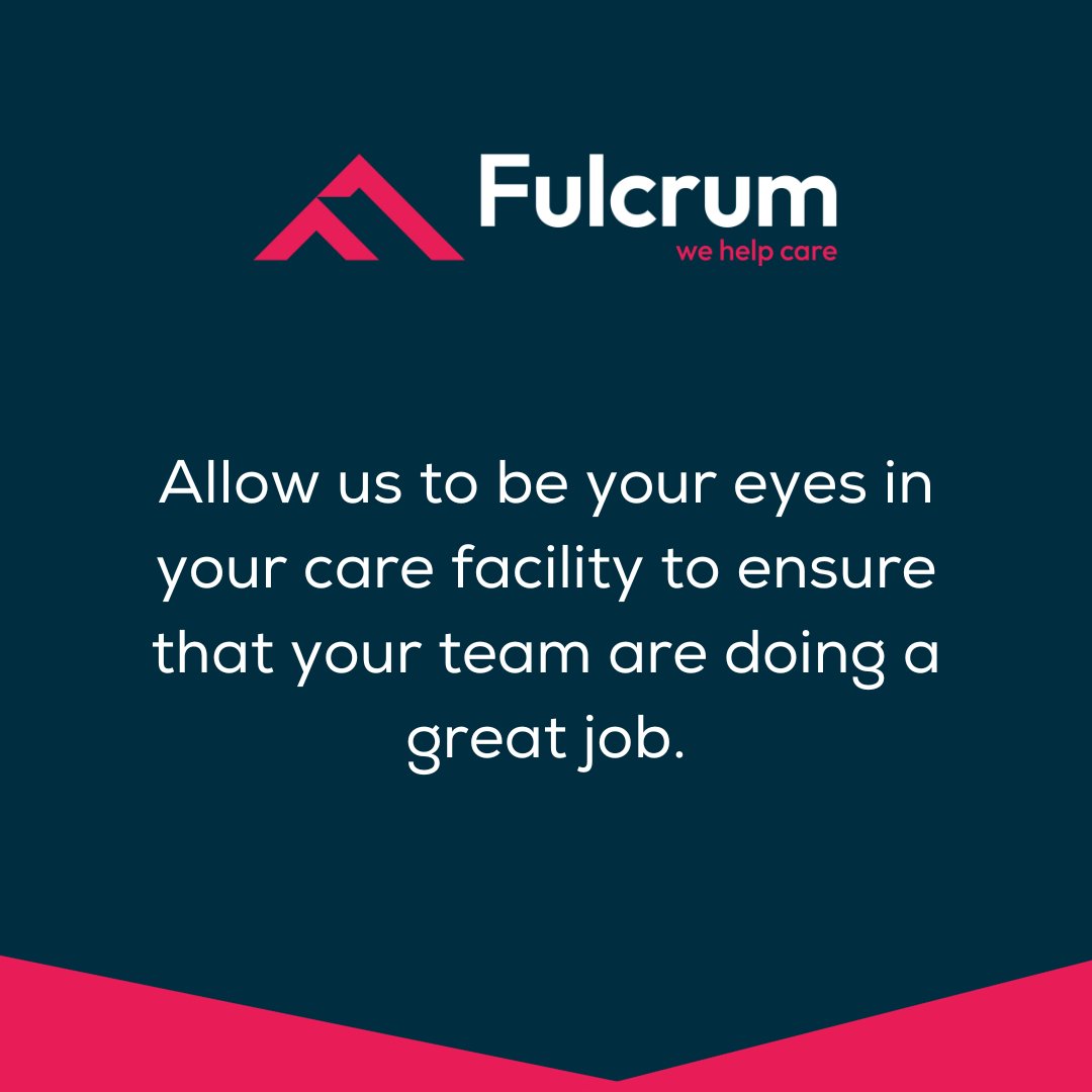 We understand that you can't always be around to ensure that your care home manager is doing a good job. Allow Fulcrum QMS to be your eyes in your care home – giving you faith that your team is doing as they should be! 👊 Explore more 👉 brnw.ch/21wG1F8 #FulcrumCare