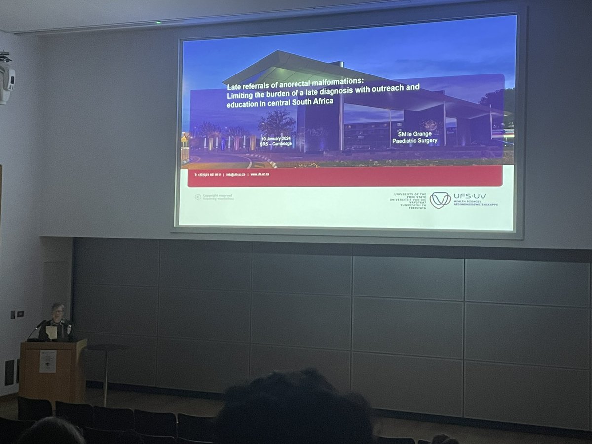 Fantastic visiting lectures from Professor Timothy Donahue (Society of University Surgeons @UnivSurg), and Dr Esme Le Grange (Surgical Research Society of Southern Africa @SRS_SA_) #SRS24 

International collaboration between societies advancing sharing of surgical knowledge 📖