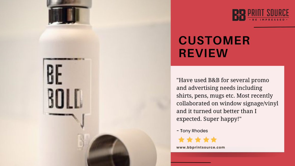 BBPrintSource's tweet image. Take a look at what one of our fabulous customers, Tony, had to say about his experience with our team here at B&amp;amp;B! 🤩
.
.
.
#bebold #portlandprinter #portlandoregon #commercialprinter #graphicdesigns #printing #packagingdesign #fullservicebindery