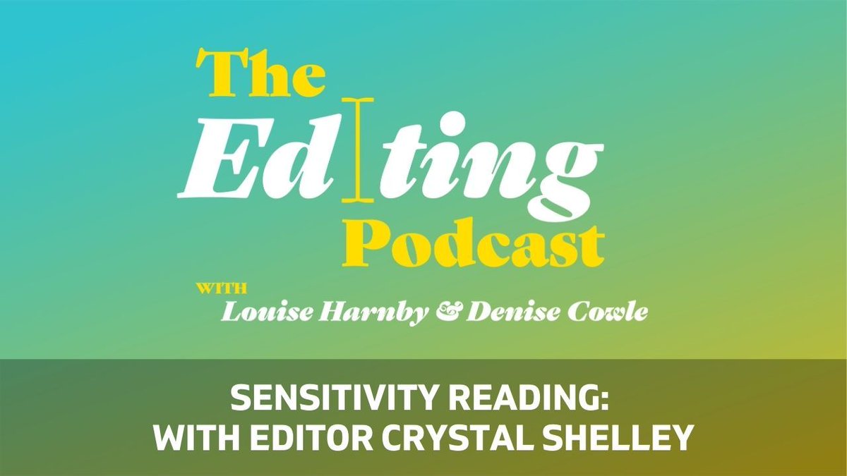 On The Editing Podcast:🎙️ We chatted with Crystal Shelley @redpenrabbit about sensitivity reading. ❤️📘 Find out more here. 👉 bit.ly/3OuOm09