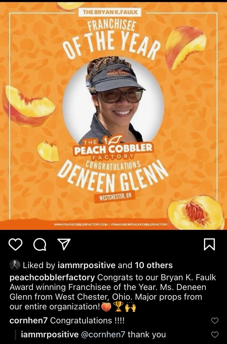 KearneyForCincy's tweet photo. Congratulations to ⁦@CobblerFactory⁩ owner Deneen Glenn! https://t.co/iDQLaNhUIp