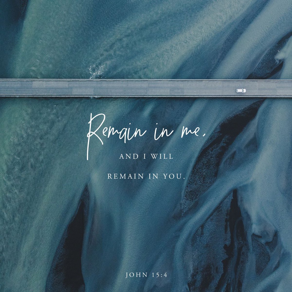 Abiding in Jesus means staying close to Him, seeking His presence, and following His teachings. It is only through this intimate relationship with Him that we can experience true spiritual growth and bear fruit in our lives.  #VerseOfTheDay