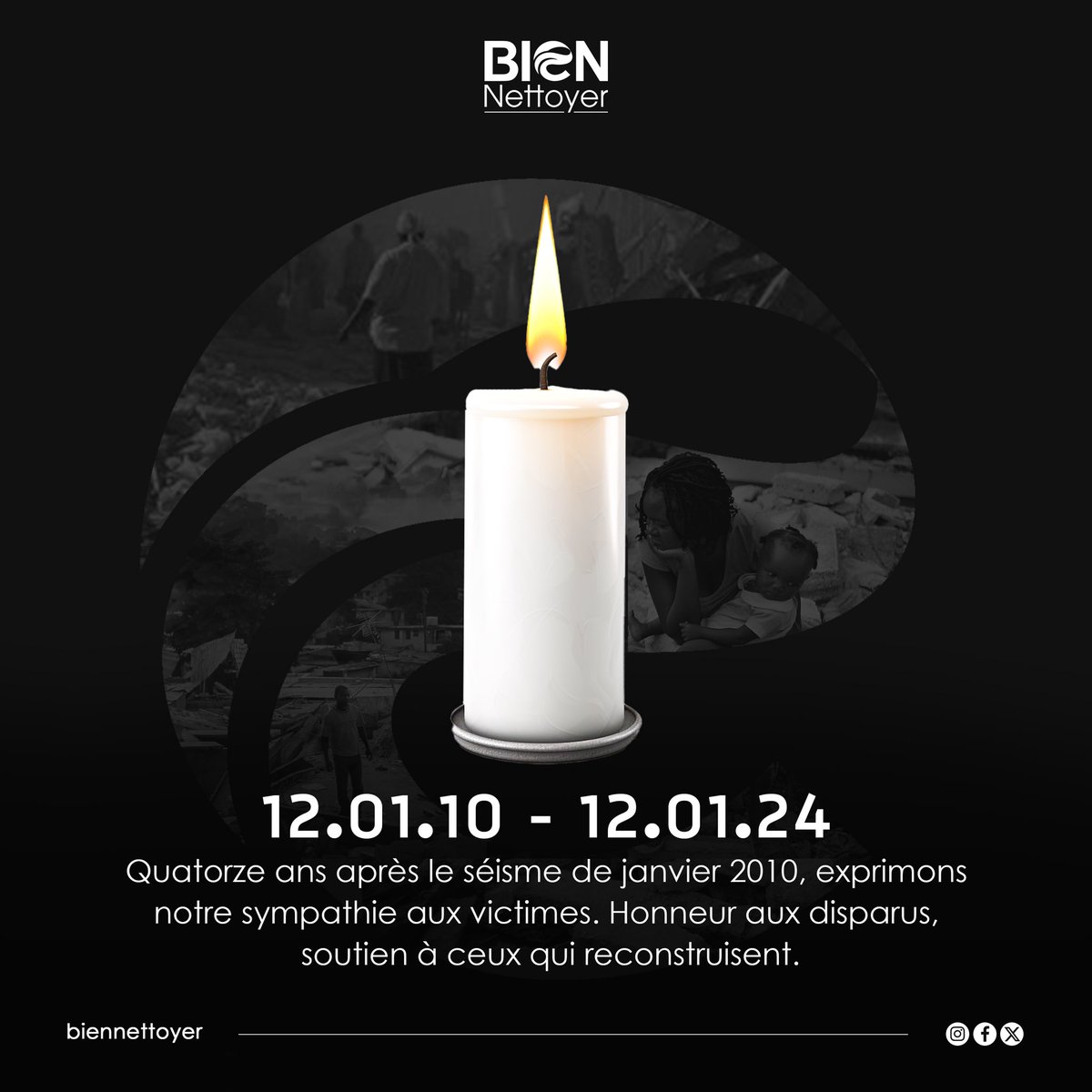 biennettoyer's tweet photo. 14 ans déjà 🕯🇭🇹 
.
.
.
#12janvier #portauprince #ayiti #espwa https://t.co/yhSTjTBf7m