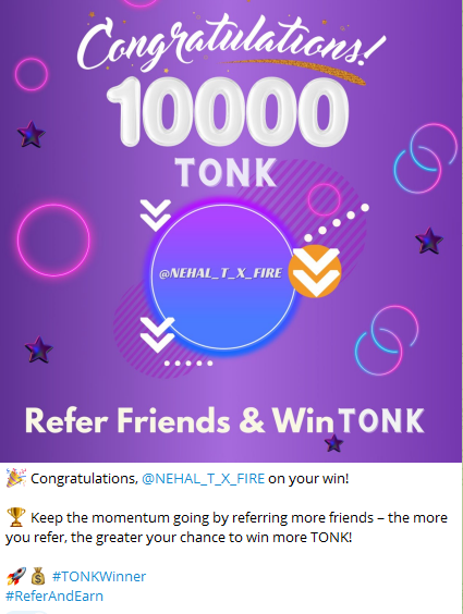 TheTonkToken's tweet photo. This day will go in history. @nehal got 10K #tonktokens. What are you waiting for? https://t.co/ujJaa7nx6R
