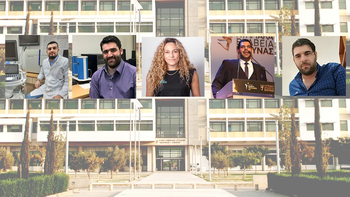 UCYOfficial's tweet photo. ✨Αξίζει να σημειωθεί πως οι 4 από τους 5 σπουδαίους επιστήμονες της Κύπρου που βράβευσε το Ίδρυμα Έρευνας και Καινοτομίας (ΙδΕΚ) στο πλαίσιο του ετήσιου θεσμού των «Κυπριακών Βραβείων Έρευνας» είναι απόφοιτοι του Πανεπιστημίου Κύπρου!
Διαβάστε:https://t.co/3dEfj53xiD https://t.co/e3DJvSoezD
