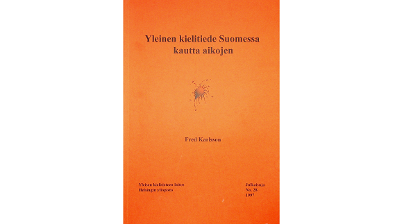HULib's tweet photo. Fred Karlssonin kurssikirja Yleinen kielitiede Suomessa kautta aikojen on julkaistu avoimesti Helda Open Books -kokoelmassa: https://t.co/D5Z3qO9QYp #kielitiede #avoinjulkaiseminen #Heldaopenbooks https://t.co/DqdWR6ZLsM