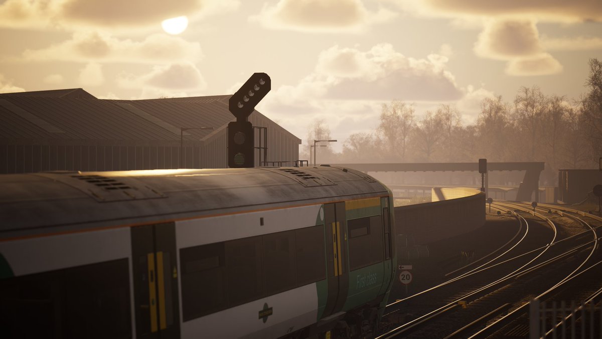 Sipha__'s tweet image. Leaving Selhurst
#Class377 #Southern #TrainSimWorld