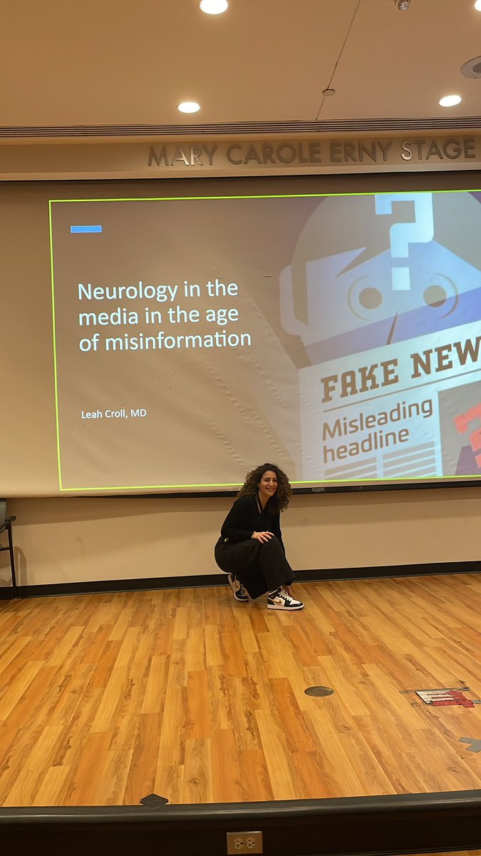 Grand Rounds today coming from our very own stroke attending @DrLeahCroll and her fresh kicks