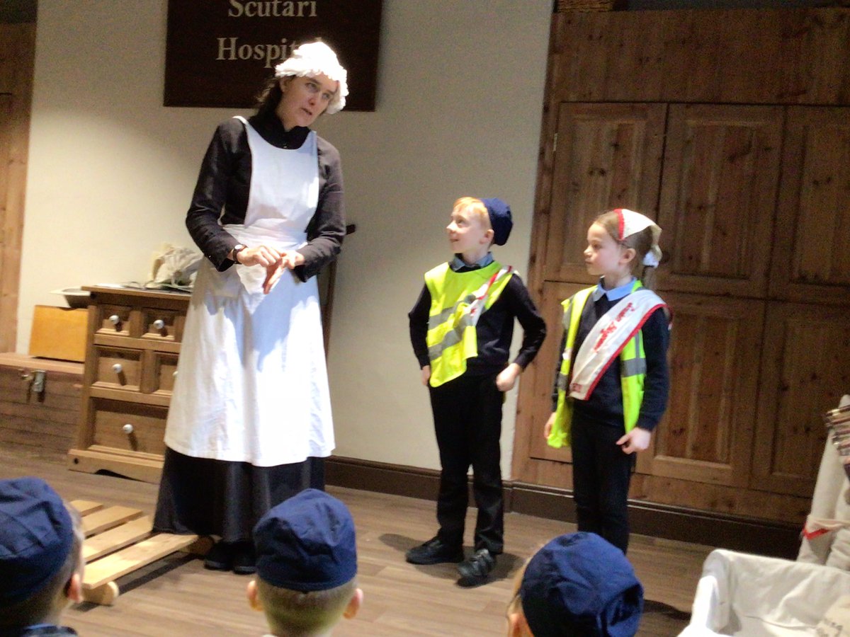 The children had a lovely time at the Thackray Museum in Leeds. They met Florence Nightingale who taught them what life was like as a nurse and a porter in the Victorian times.