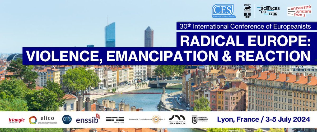 Panel 'Studying East and West together: Beyond the Disciplinary Iron Curtains' at the 30th International Conference of Europeanists @CES_Europe @EastWestDivide Lyon 🇫🇷 👉🏻