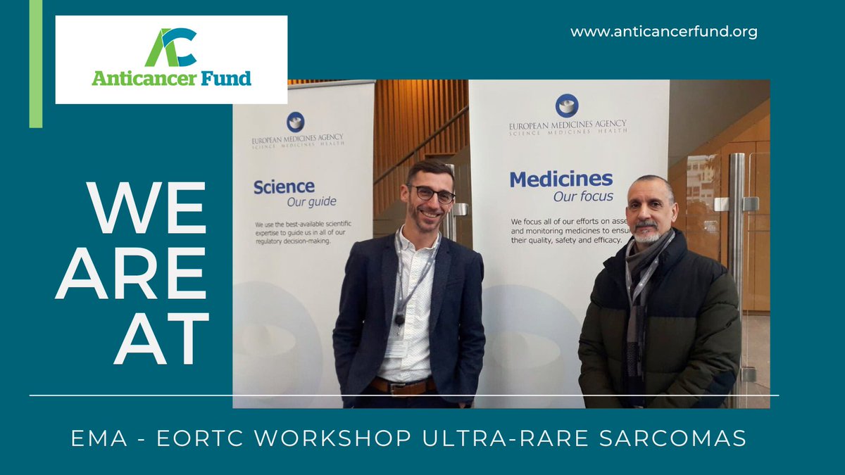 Anticancer Fund (@anticancerfund) on Twitter photo Pan Pantziarka (right) and Gauthier Bouche (left) of the Anticancer Fund are attending a multi-stakeholder workshop on soft tissue and bone #sarcoma, organised by <a href="/EMA_News/">EU Medicines Agency</a> and <a href="/EORTC/">EORTC</a>.
More information: ema.europa.eu/en/events/ema-…
#anticancerfund #antikankerfonds #fondsanticancer Pan Pantziarka (right) and Gauthier Bouche (left) of the Anticancer Fund are attending a multi-stakeholder workshop on soft tissue and bone #sarcoma, organised by <a href="/EMA_News/">EU Medicines Agency</a> and <a href="/EORTC/">EORTC</a>.
More information: ema.europa.eu/en/events/ema-…
#anticancerfund #antikankerfonds #fondsanticancer