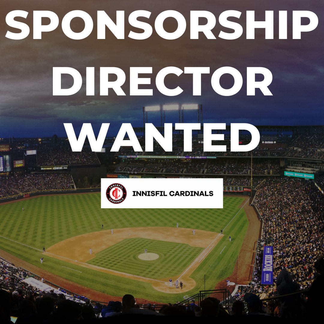 IMBA is looking for a sponsorship director to join the board and help generate and maintain relationships between the association and businesses, big or small! If you are interested in hearing more about the opportunity, please reach out to president@innisfilbaseball.com