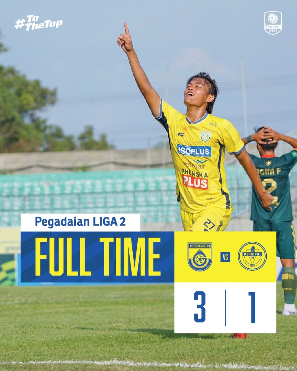 gresikutdFC's tweet photo. Kemenangan awal di babak 12 besar!
#GRSPAL #GUPersipal #RoundOf12 #Liga2 https://t.co/XGziHU3LkA