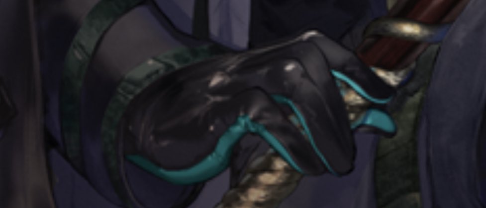 推し概念みたいな手袋発見してHappy