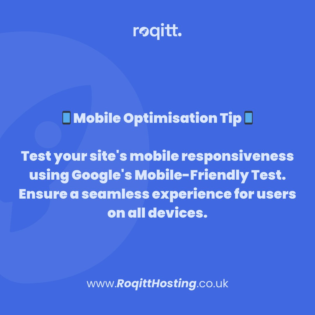 📱Mobile Optimization Tip:

Test your site's mobile responsiveness using Google's Mobile-Friendly Test. Ensure a seamless experience for users on all devices.