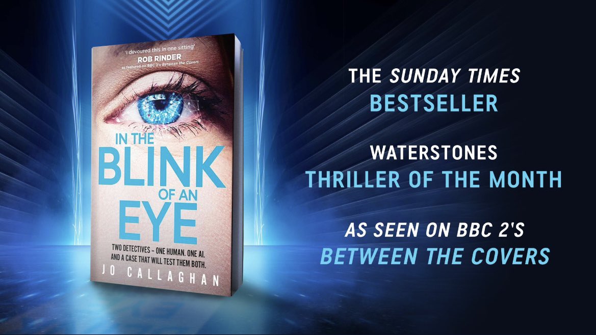 Congratulations @JoCallaghanKat on IN THE BLINK OF AN EYE becoming a Sunday Times top ten bestseller!
✨💙✨💙✨💙✨💙✨💙✨
With huge thanks to all @simonschusterUK, to @Waterstones, & to @amandacactus, @Matineegirl, @JuliaKingsford & @pollyanneconway at #BetweentheCovers