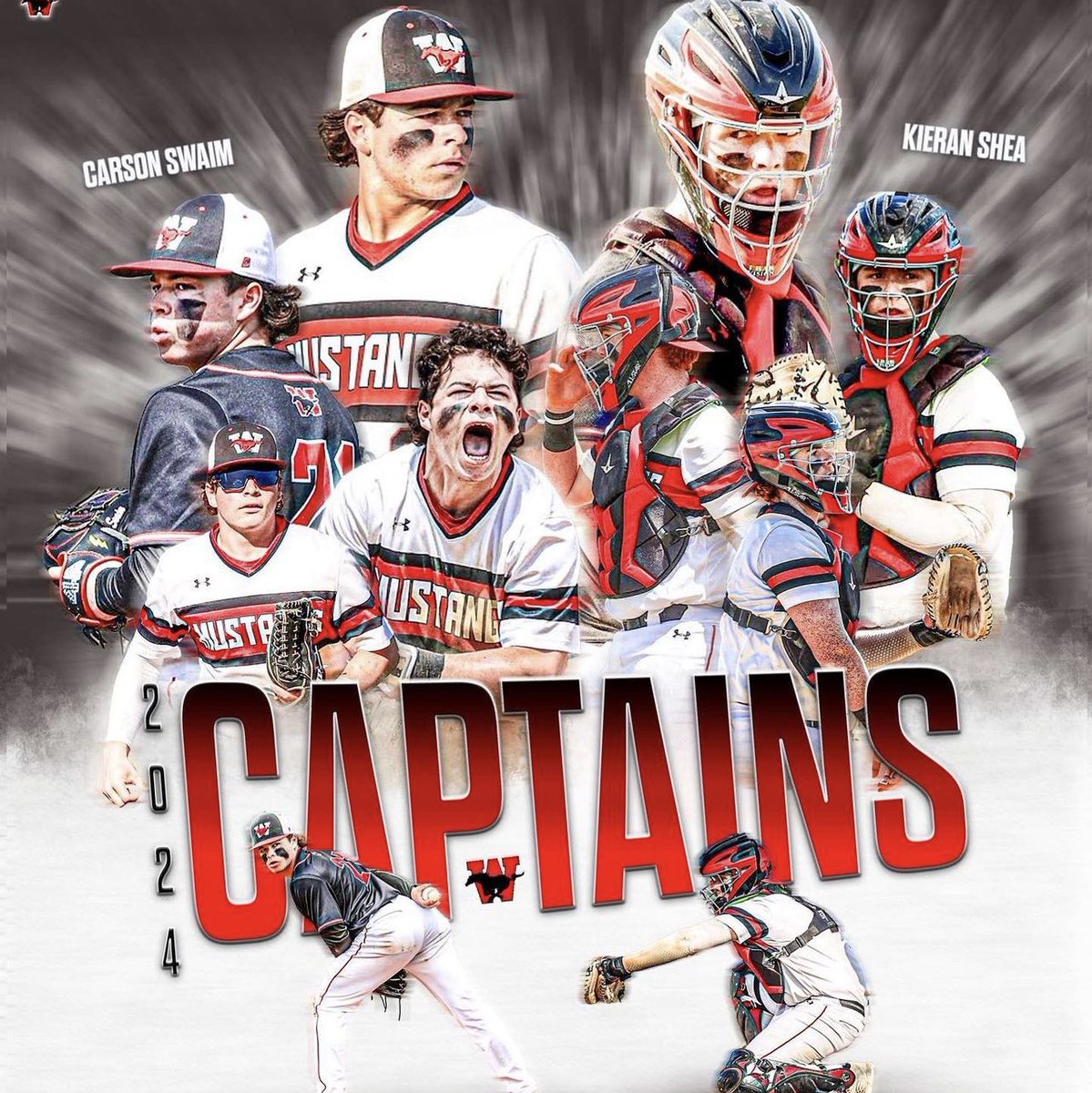 “Kieran Shea and Carson Swaim display leadership, passion, respect, energy, pride, and discipline. They are the ideal leaders for our program  as we look to defend our FCIAC and Class LL State championships.” -Coach Conner #ctbase graphics: _dbdesigns_