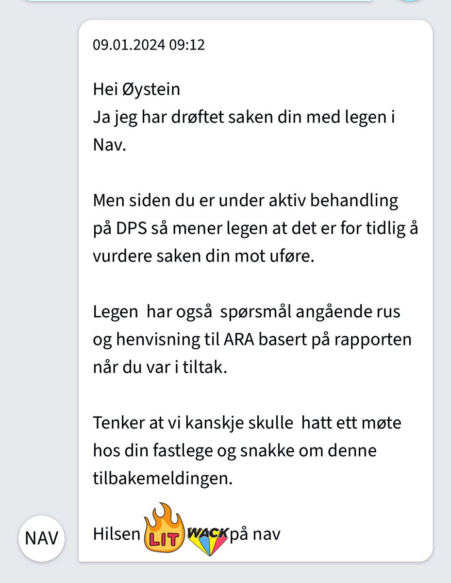 ronkotika's tweet photo. Hvordan kan behandling for en kronisk mental lidelse være uforenelig med ufør? Og hvordan kan det at en gjeng rusmoralister en gang ville tvangsavruse meg gjøre meg mer arbeidsfør? It never ends :) #narkotwitter https://t.co/Cmy6zrSB13