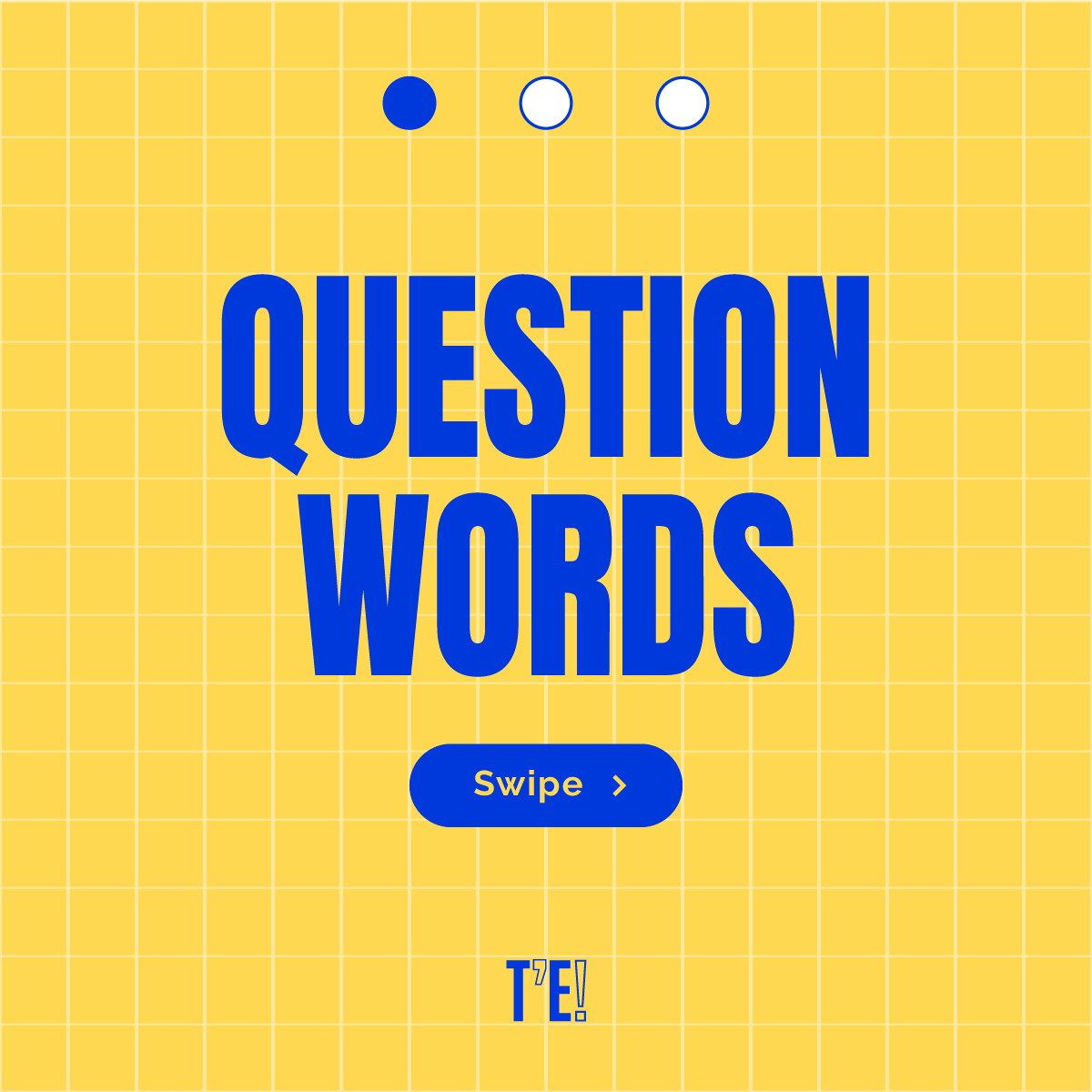 thatsenglish's tweet photo. Las question words son palabras que sirven para introducir una pregunta con respuesta abierta
¿Las conocías? Te leemos 👀
#ThatsEnglish #QuestionWords #Grammar #AprendeInglés https://t.co/RBfosmNqsz